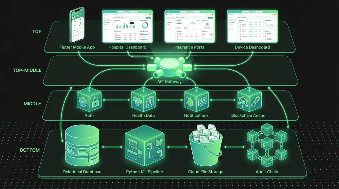ArogyaSync Platform system architecture